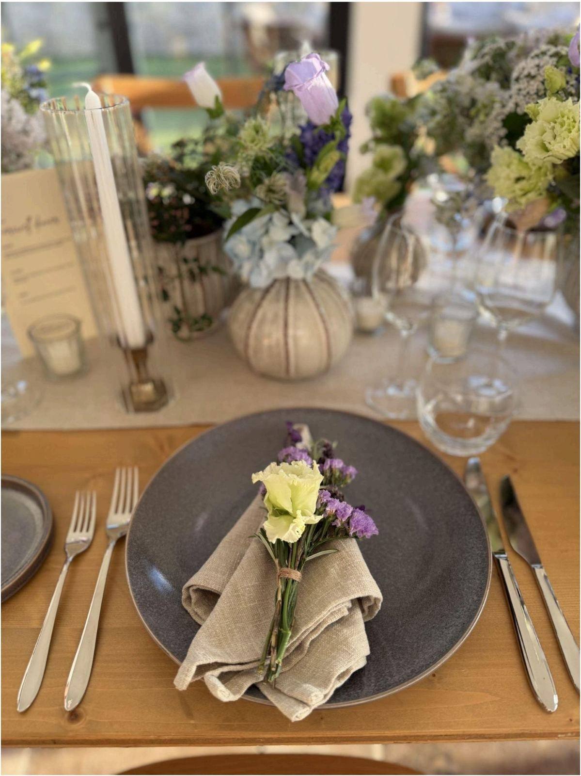 Styled event décor installation produced by Offsite Utah